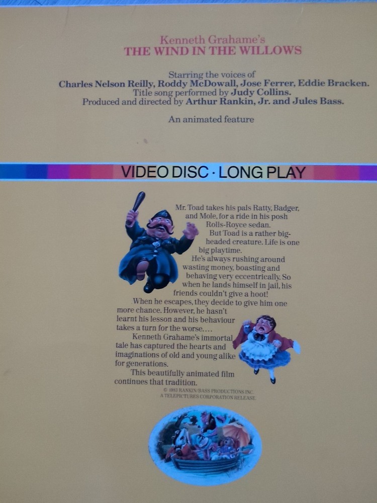 Four Children's Films on Laser Discs