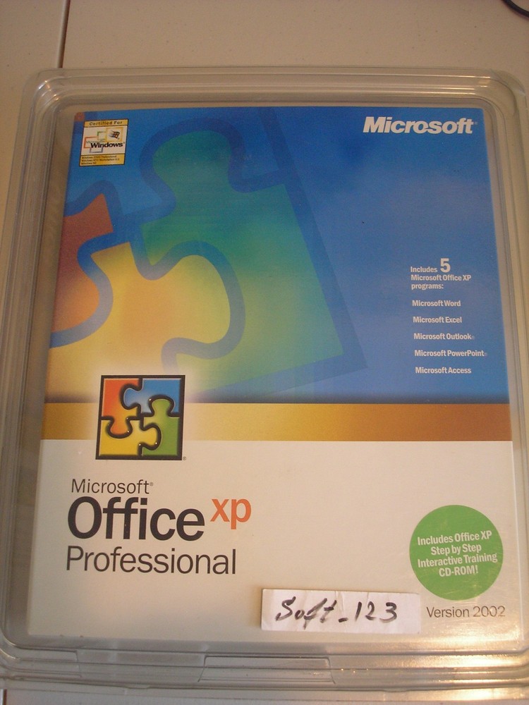 Microsoft Office XP Professional 269-04508 New! Retail Box
