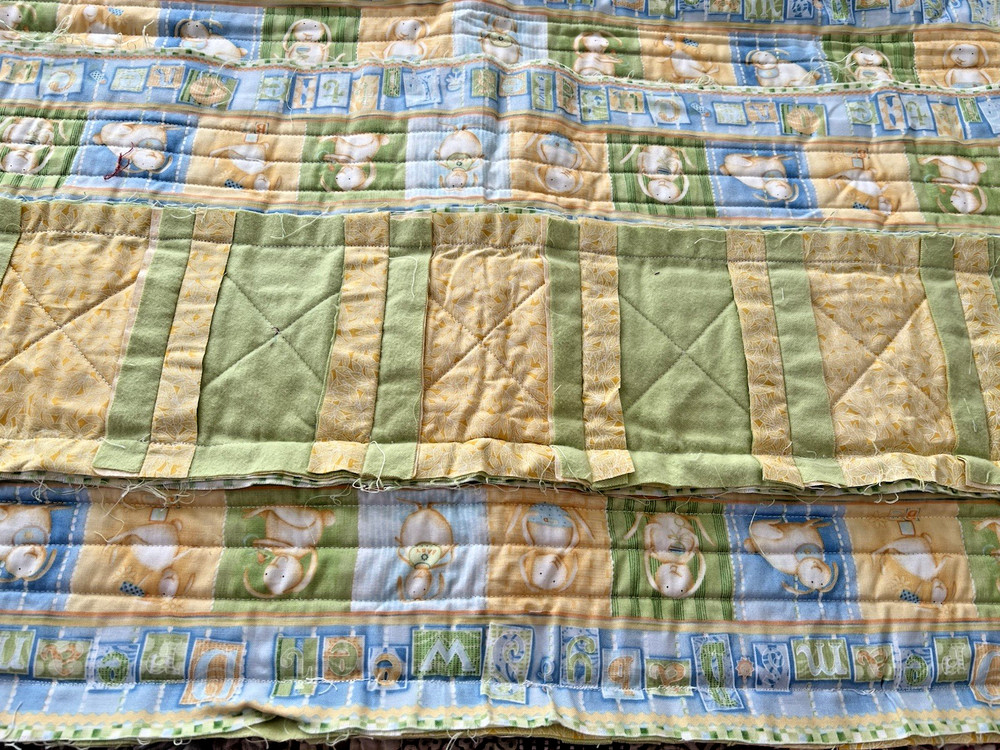Handmade Quilt, Craft Project, Needs Completed, 32x 40”