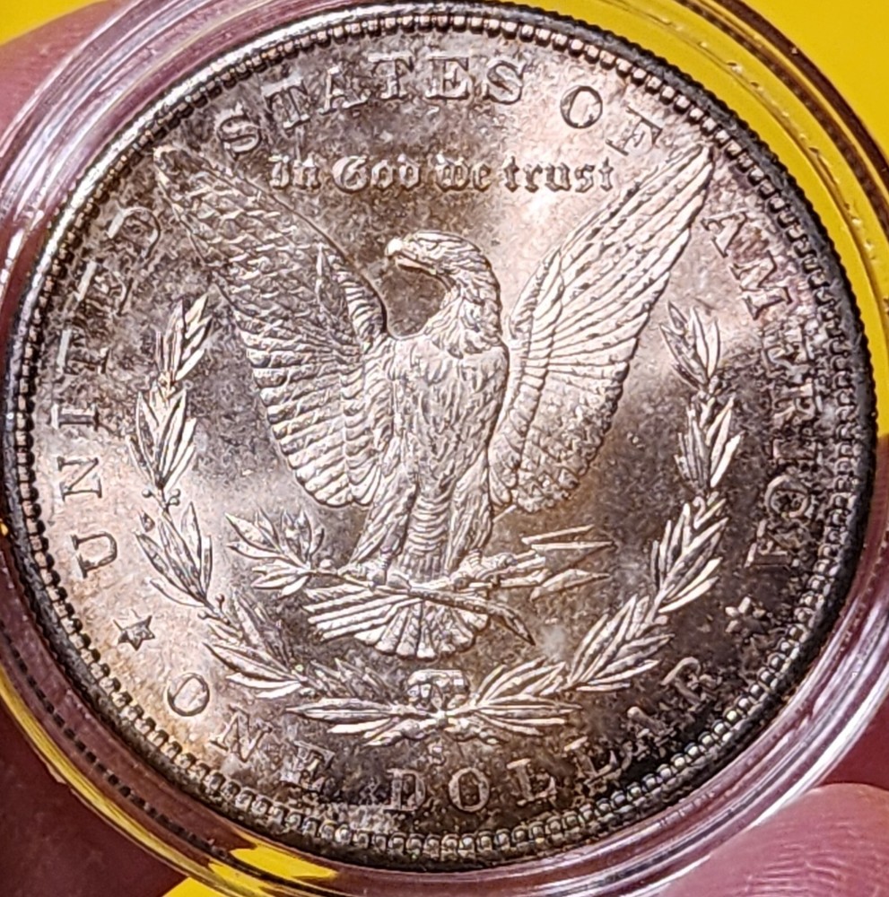 1881-S $1 Morgan Silver Dollar~TONED