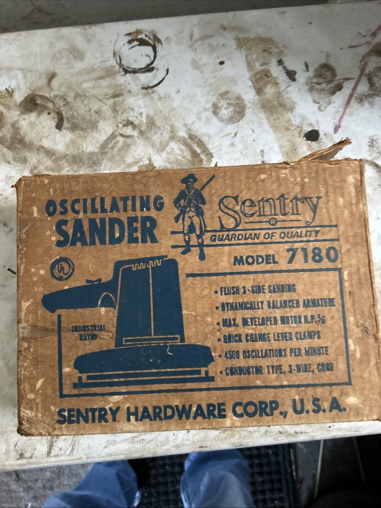 Sentry Orbital Sander model 7180 Type 1