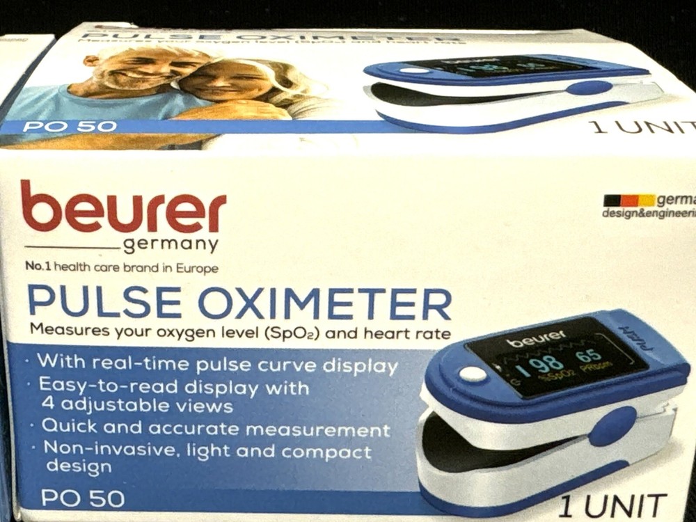beurer pulse oximeter 2 units