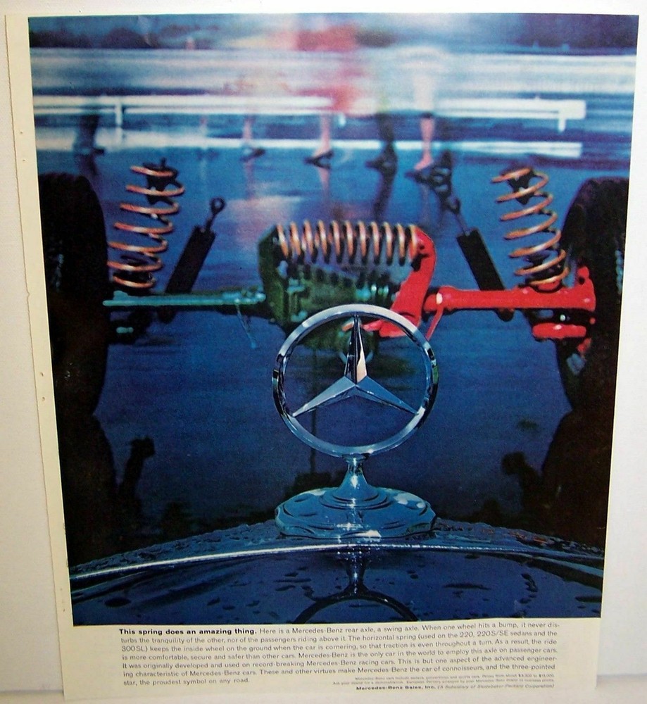 Mercedes Benz Rear Axel Spring ad