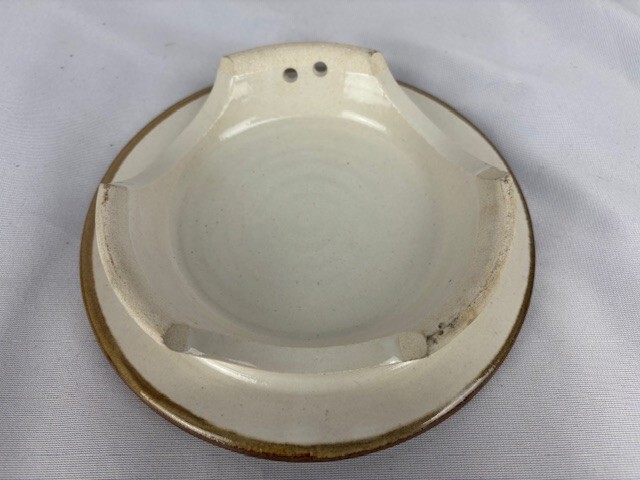Blue Ceramic Country Goose Trivet