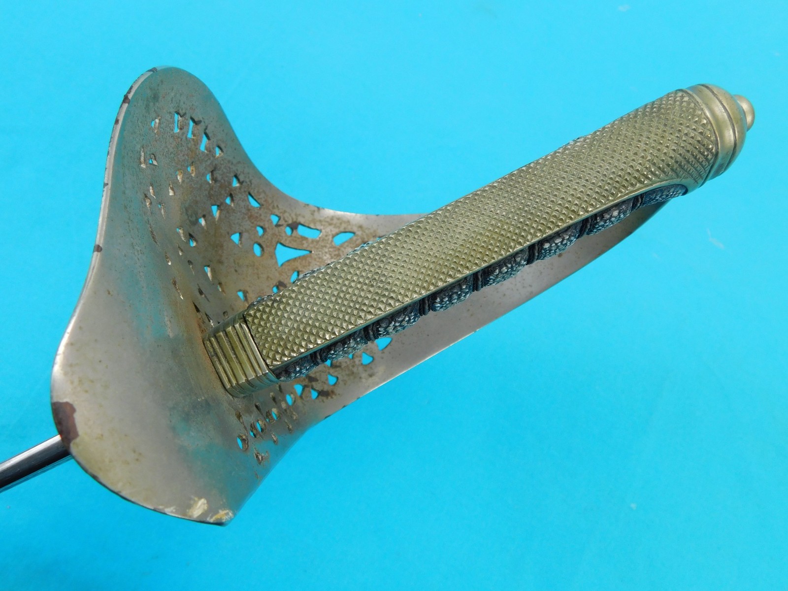 Antique British English WW1 Model 1897 Officer's Sword w/ Scabbard