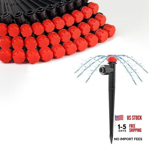 30pcs Quick-Connect Drip Irrigation 30PCS Drip Irrigation Stream Emitters