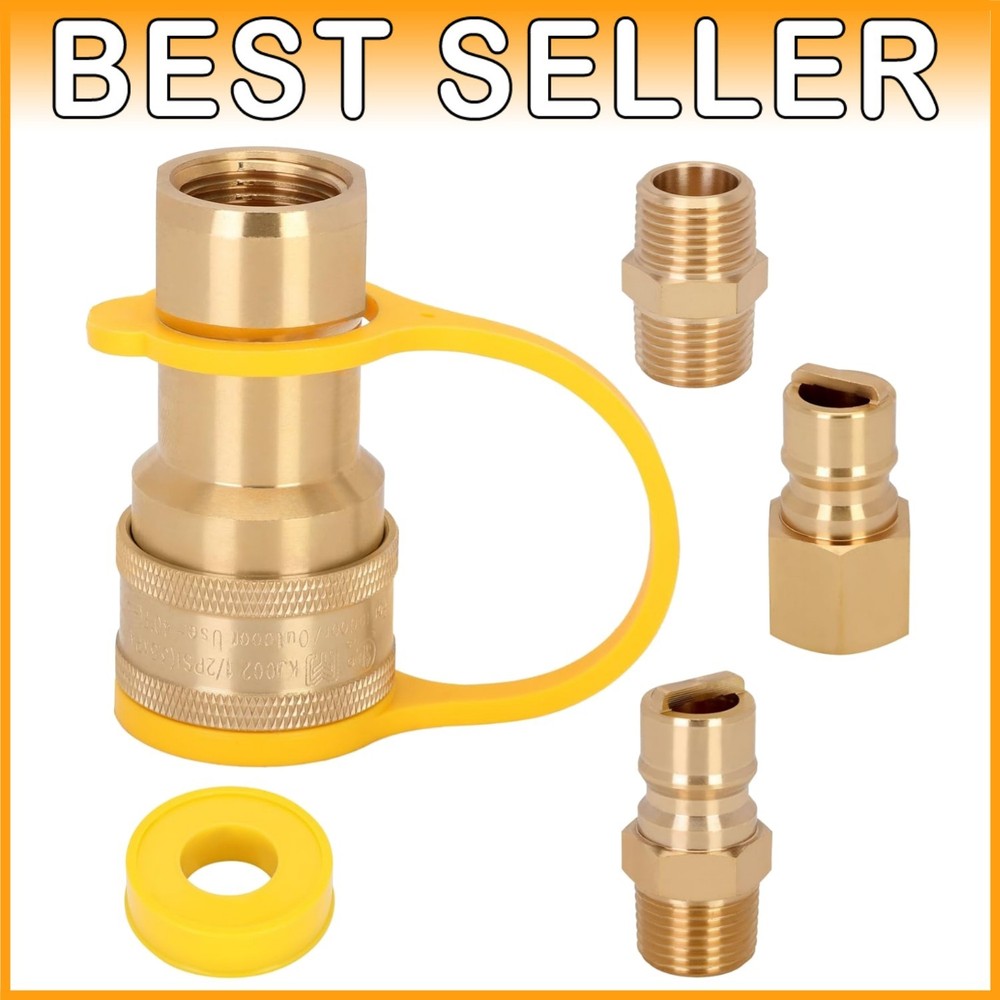Brass Quick Connect Kit - 1/2" for Portable Generator