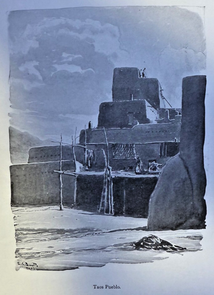 1916 Ciudad Real de la Santa Fe de San Francisco New Mexico Frijoles Canyon