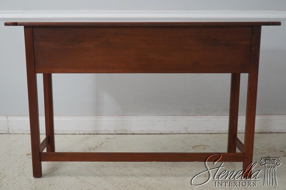 LF70575: Bench Made Cherry Chippendale 2 Drawer Sofa Table