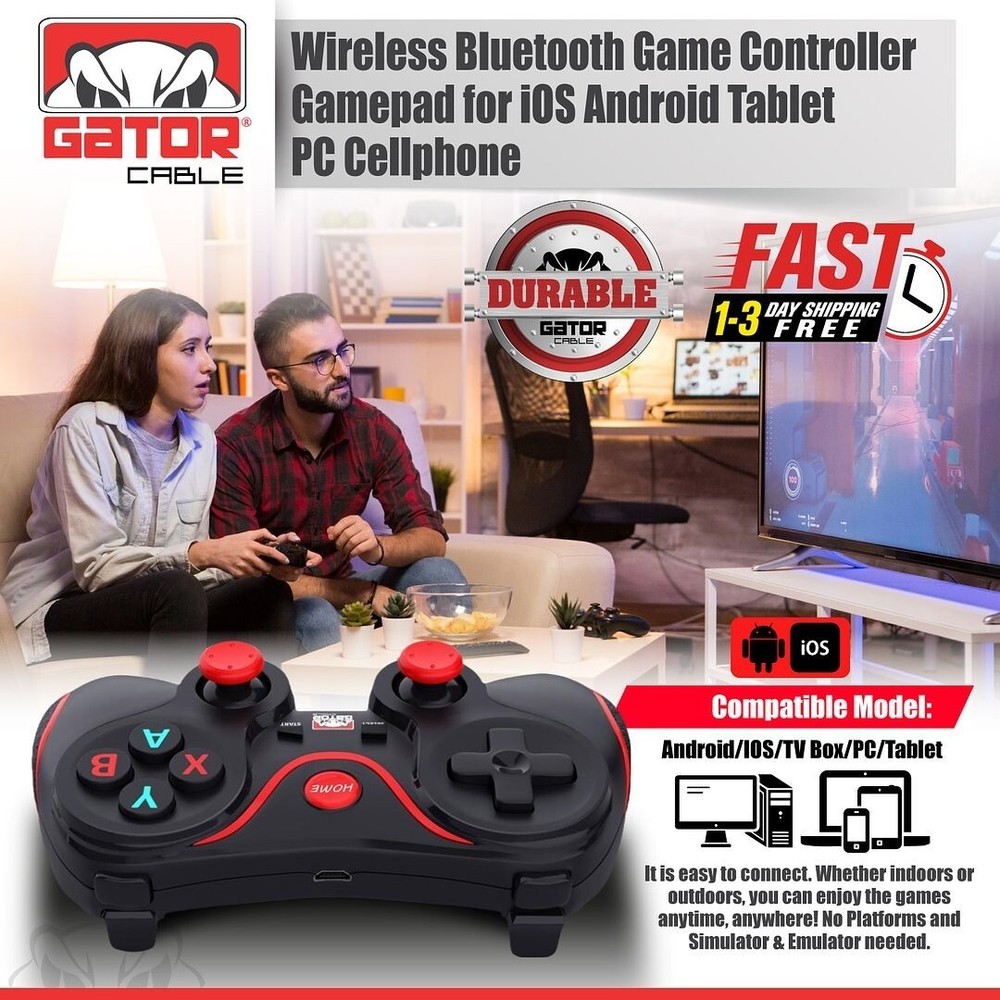Wireless Bluetooth Game Controller Gamepad For Android iPhone Tablet PC Phone