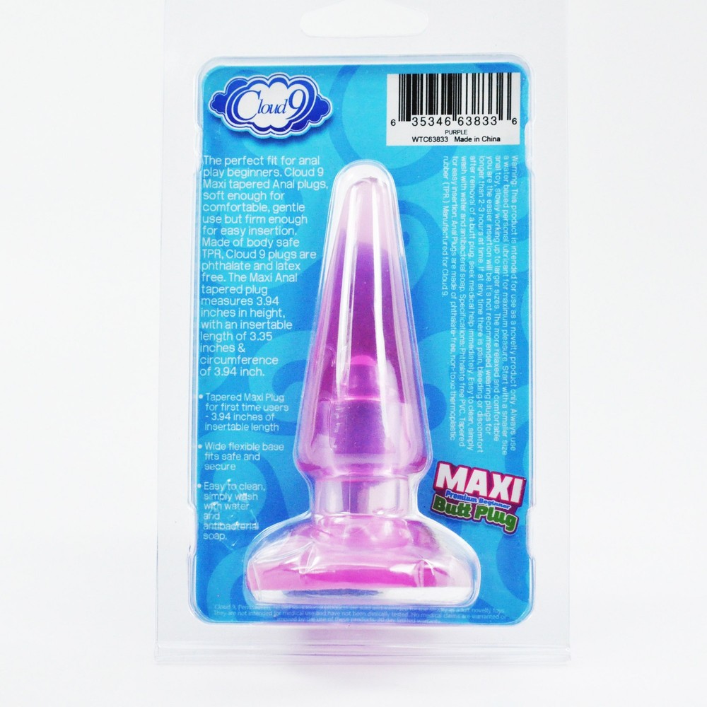 Cloud 9 - Maxi Butt Plug Purple