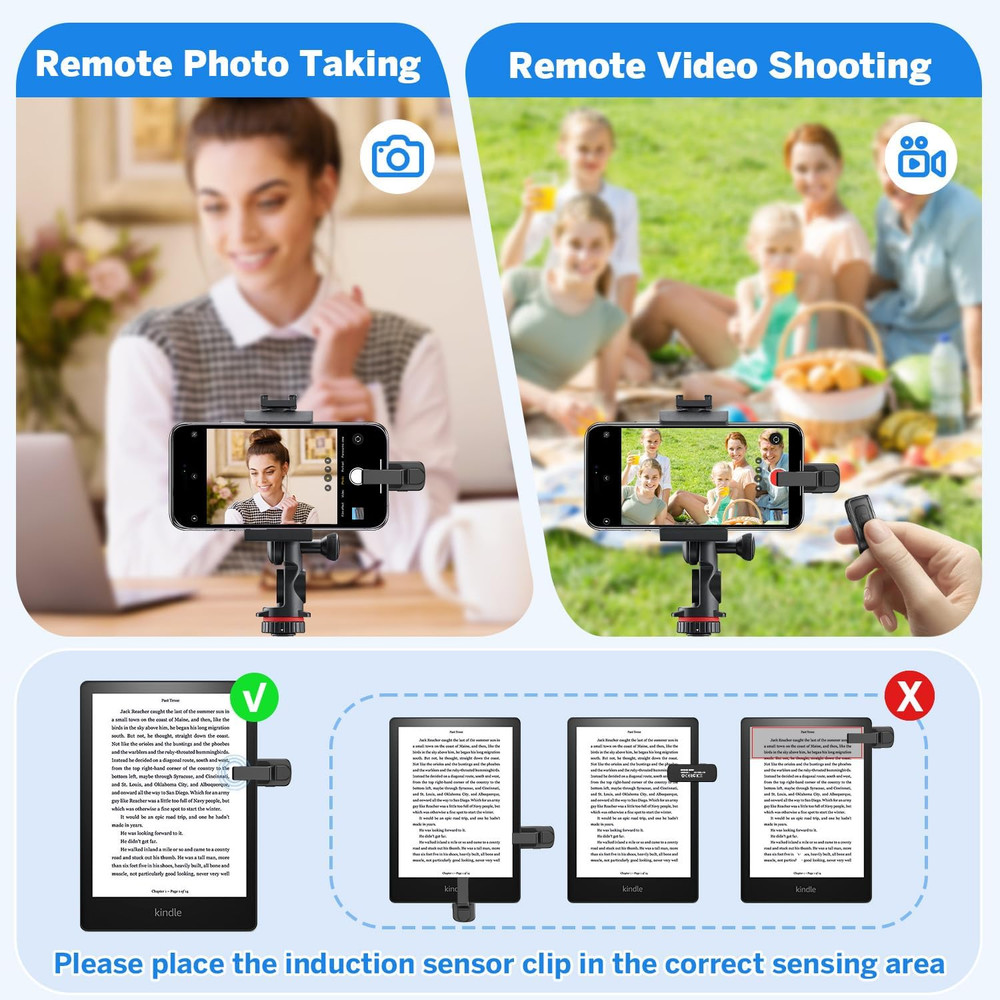 Page Turner Ring for Kindle,Remote Control for Iphone Ipad Android Tablets E-Rea