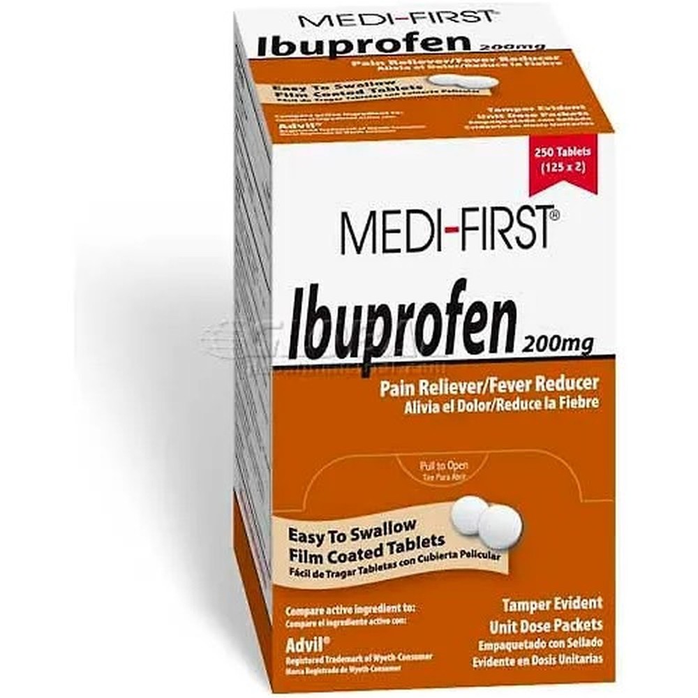 Ibuprofen, 200mg, 250/Box