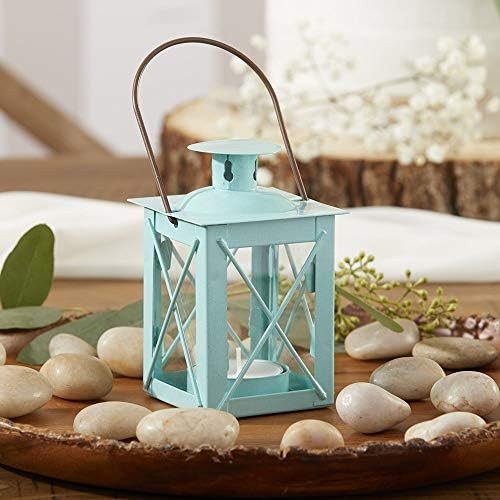 Rustic Metal Tea Light Votive Candle Holder Lantern