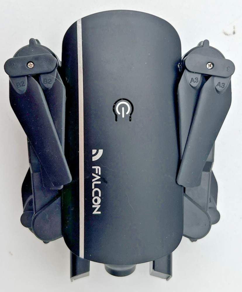 FALCON DRONE 2.4 GHZ FOLDABLE QUADCOPTER WITH CAMERA BLACK