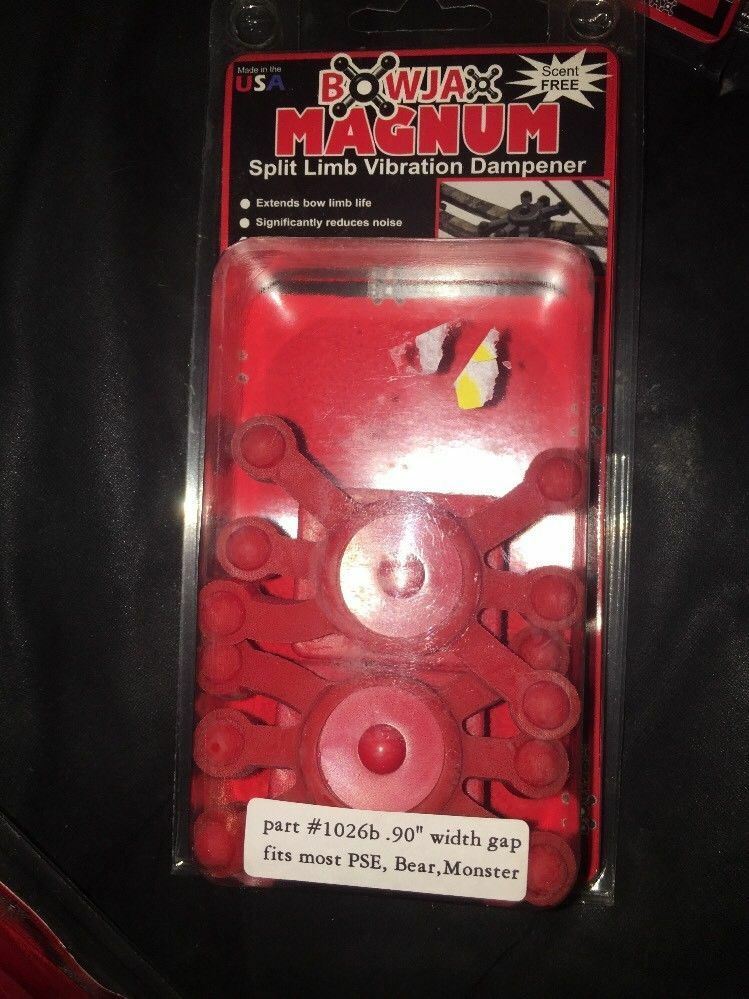 Bowjax Magnum Split Limb Vibrations Dampener 1026B .90" Width Gap
