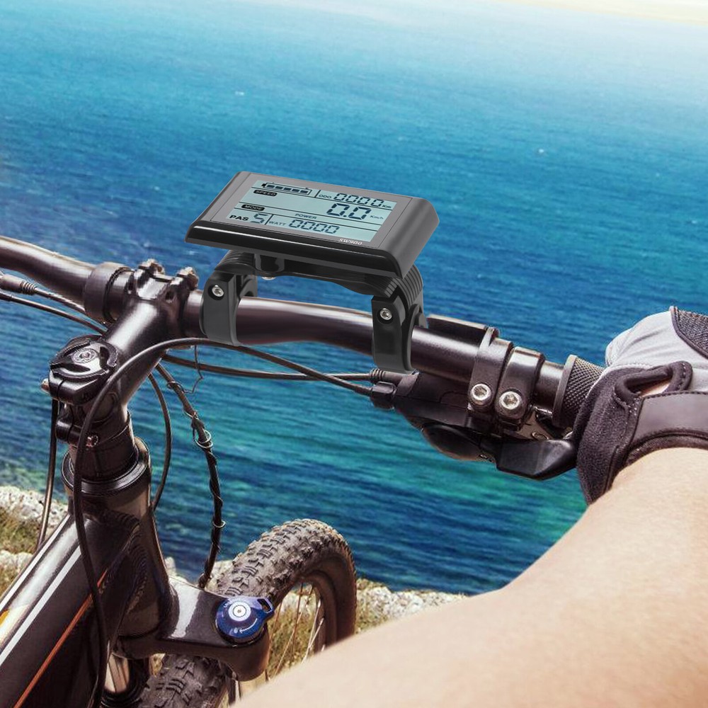 LCD Display Electric Bicycle Rectangle Display Screen E-Bike Screen 10*6cm