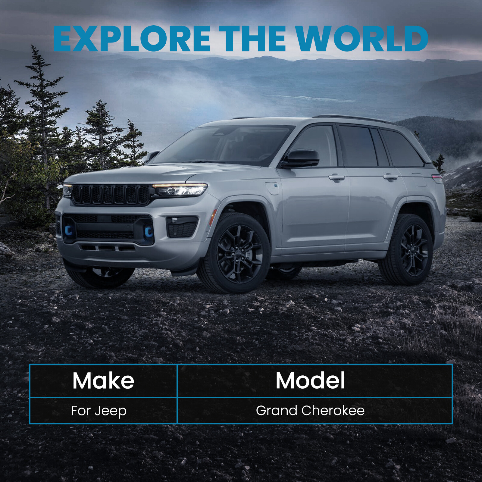 Rear Left & Right Air Suspension Spring Bags For Jeep Grand Cherokee 2011-2015