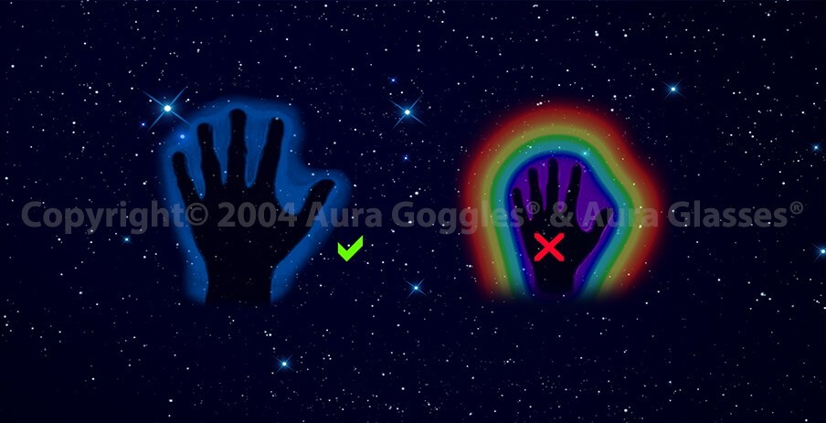 OFFICIAL DICYANIN AURA GLASSES hunting spirit ghost uv evp crystal metaphysical