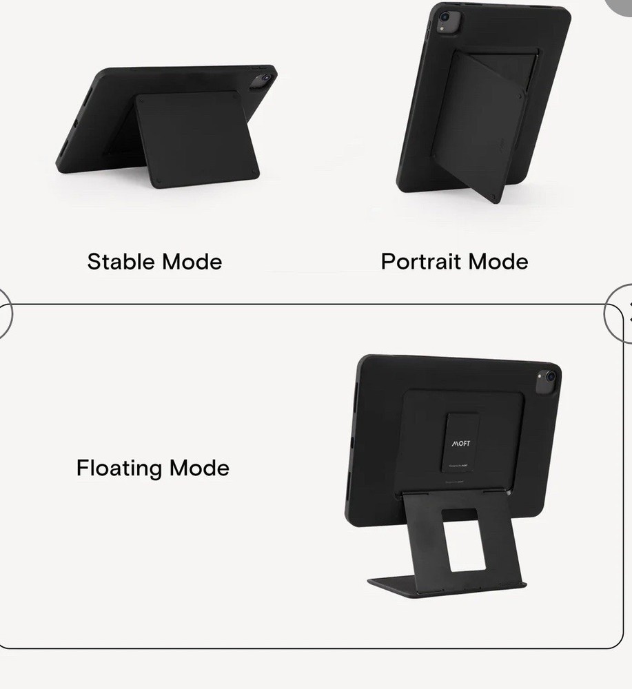 Moft Float Stand Case For iPad Pro 11” Gen 1/2/3/4 (2018-2022) Adjustable Angle