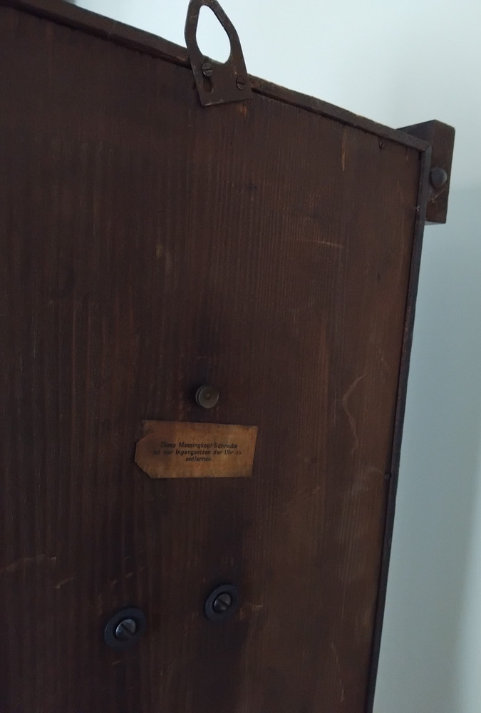 Junghans Vintage RA Pendulum German Wall Clock Oak Case