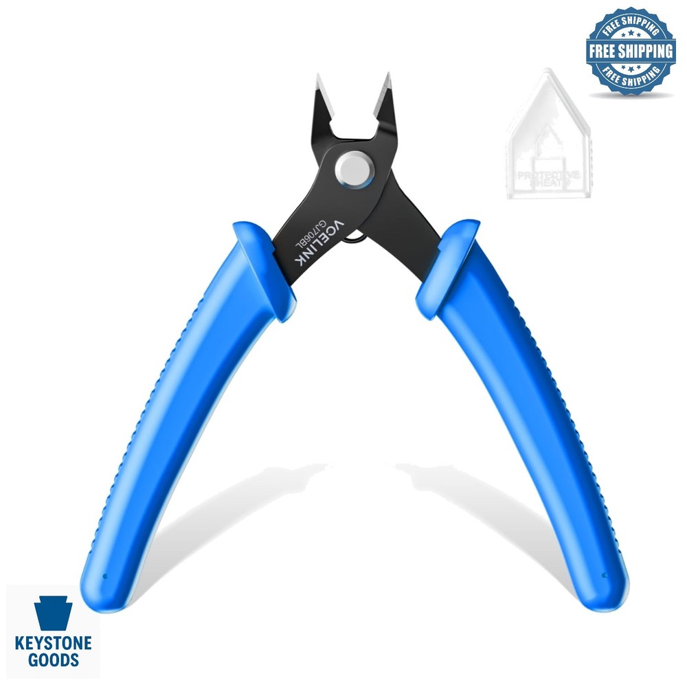 5-Inch Precision Flush Wire Cutter for Jewelry & Electronics