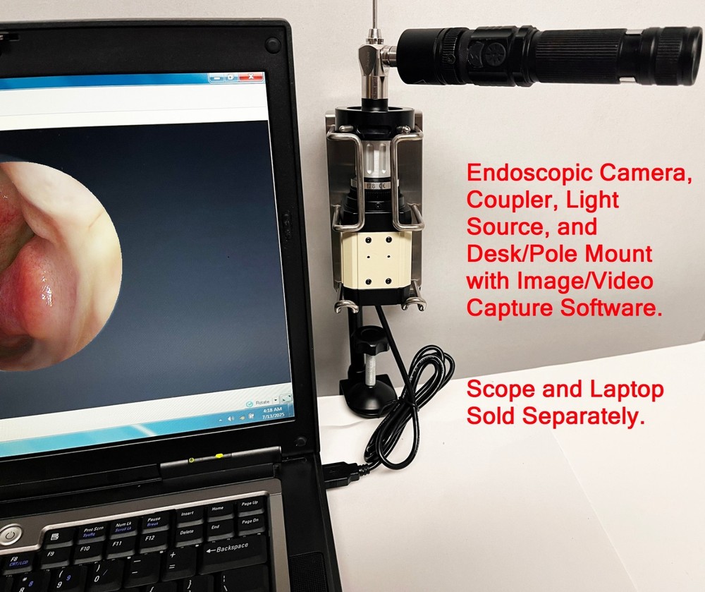 Rigid Endoscope Endoscopy for R. Wolf HD USB Camera+Coupler+Light Source+Mount