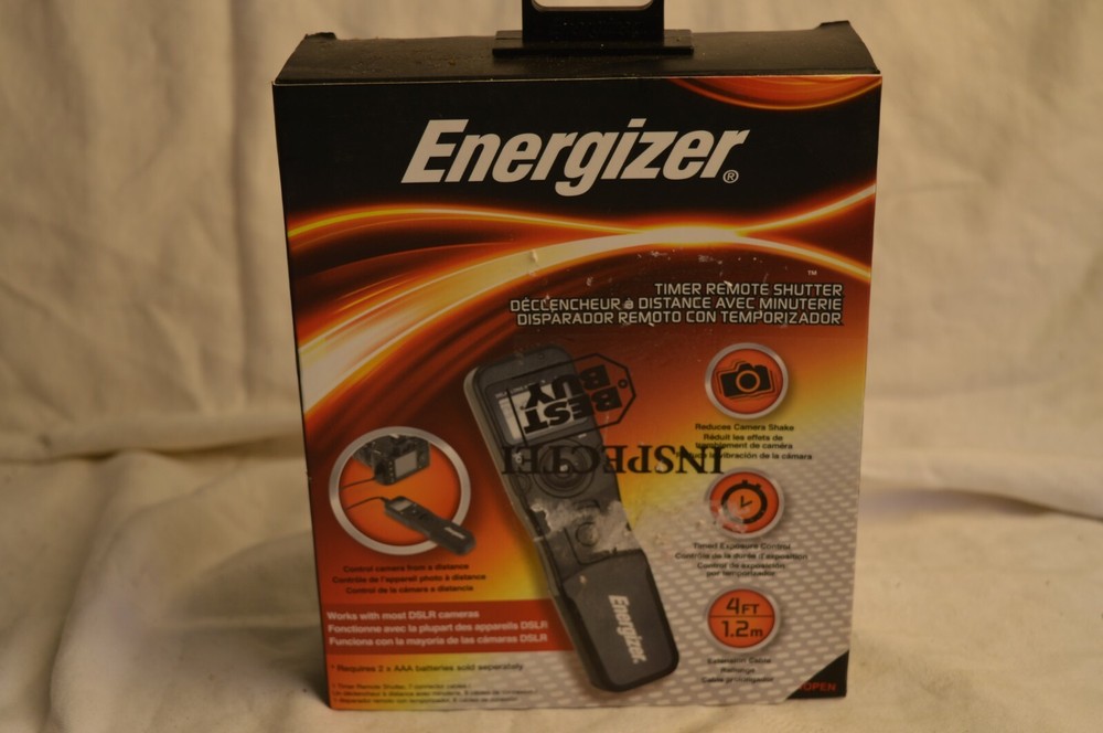 ENERGIZER DSLR CAMERA TIMER REMOTE SHUTTER ENS LCDU CANON NIKON SONY OLYMPUS