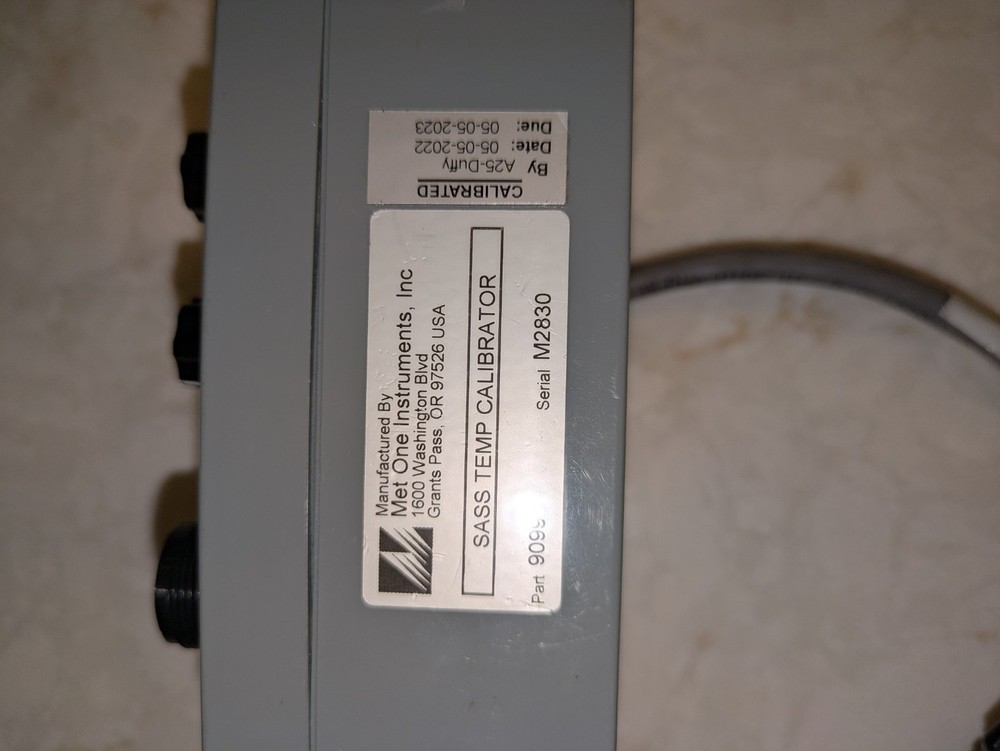 SASS Temperature Calibrator Part 9099 (Met One Instruments)