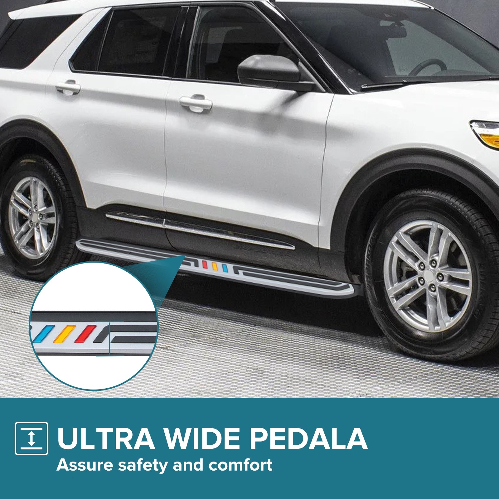 Running Boards Side Step Nerf Bars For 2018-2025 Chevy Equinox