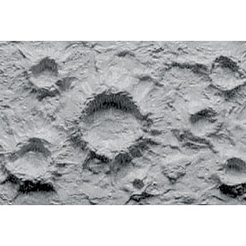 JTP Moon amp; War Craters Small pattern - Model Scratch Building Plastic Sheet