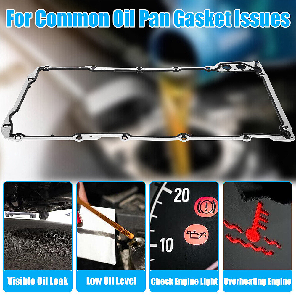 ✅OS30693R Engine Oil Pan Gasket Set for Chevrolet Silverado 1500 4.8L 5.3L 6.0L