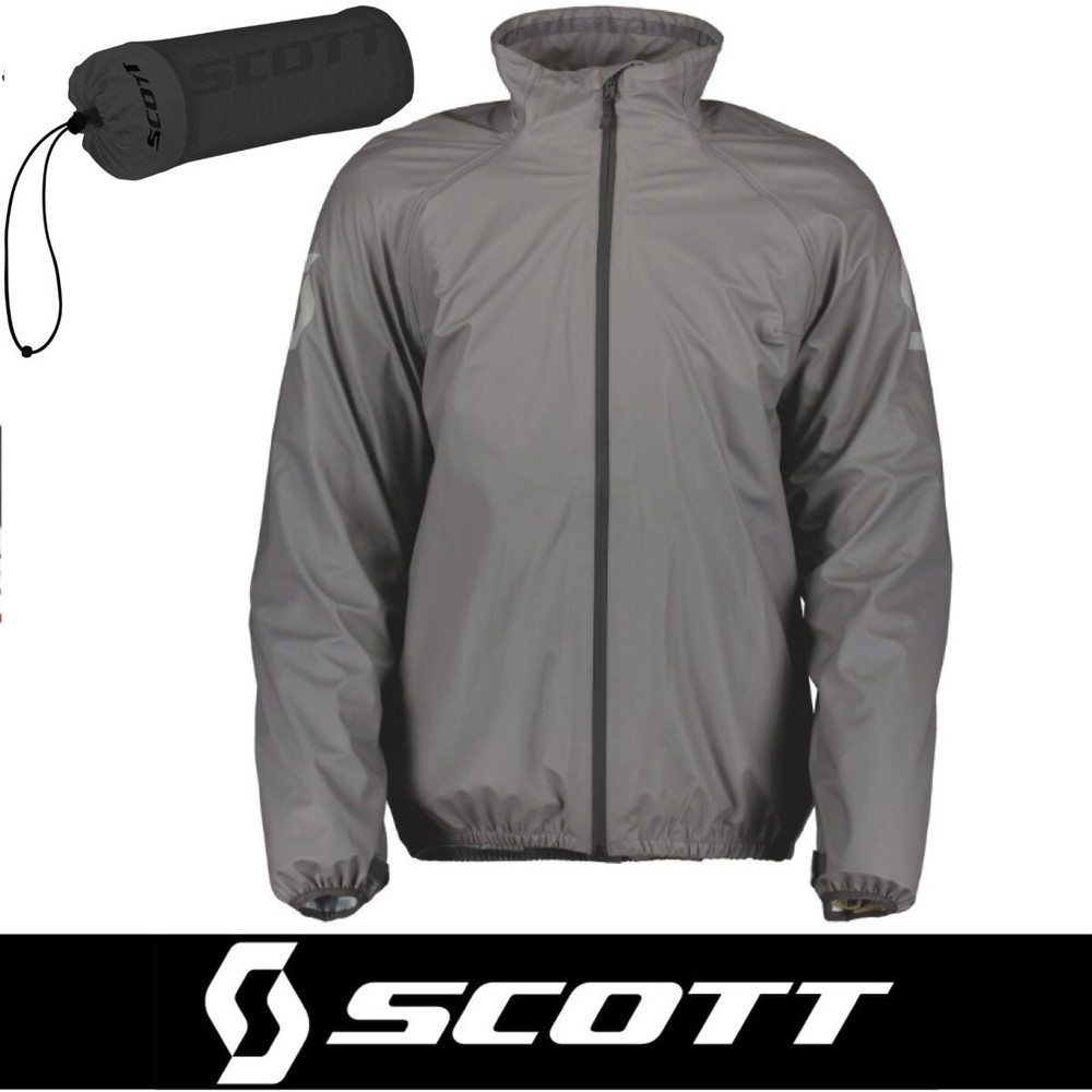 Scott Ergonomic Pro DP Rain Waterproof Jacket Grey Size Large