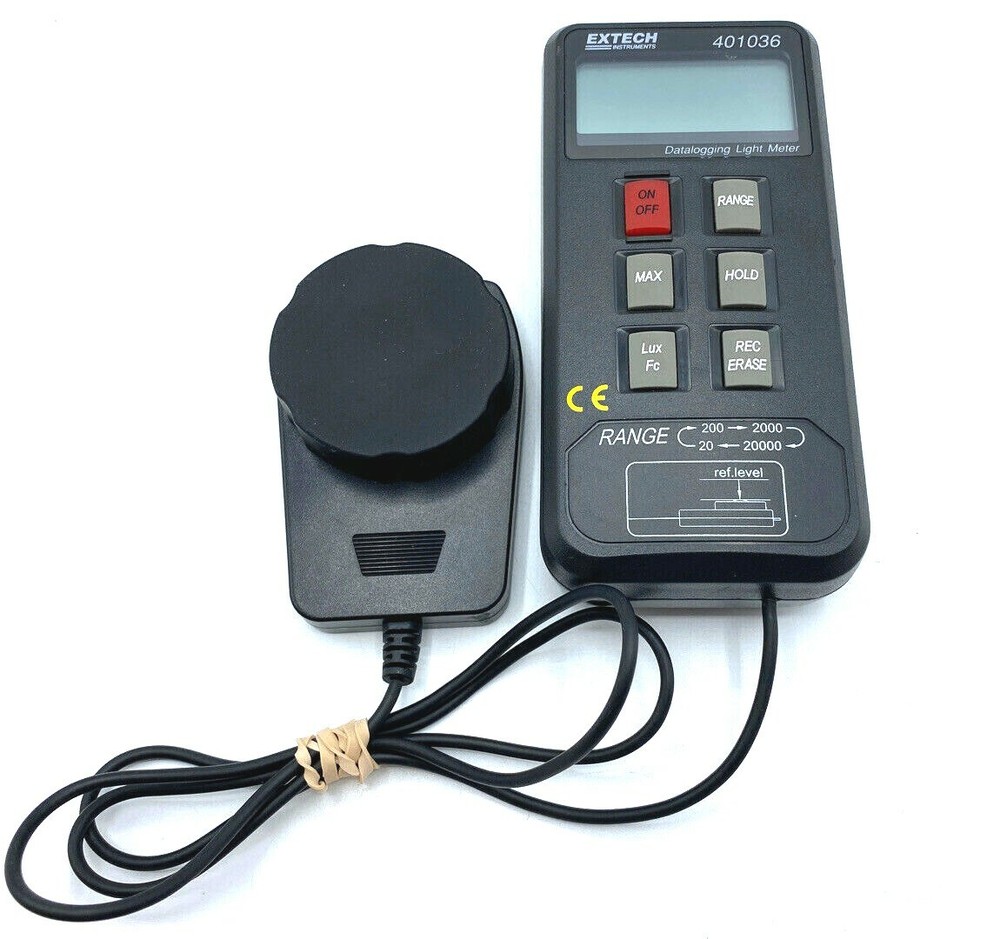 Extech Instruments 401036 Light Meter Data Logger Logging Illumination