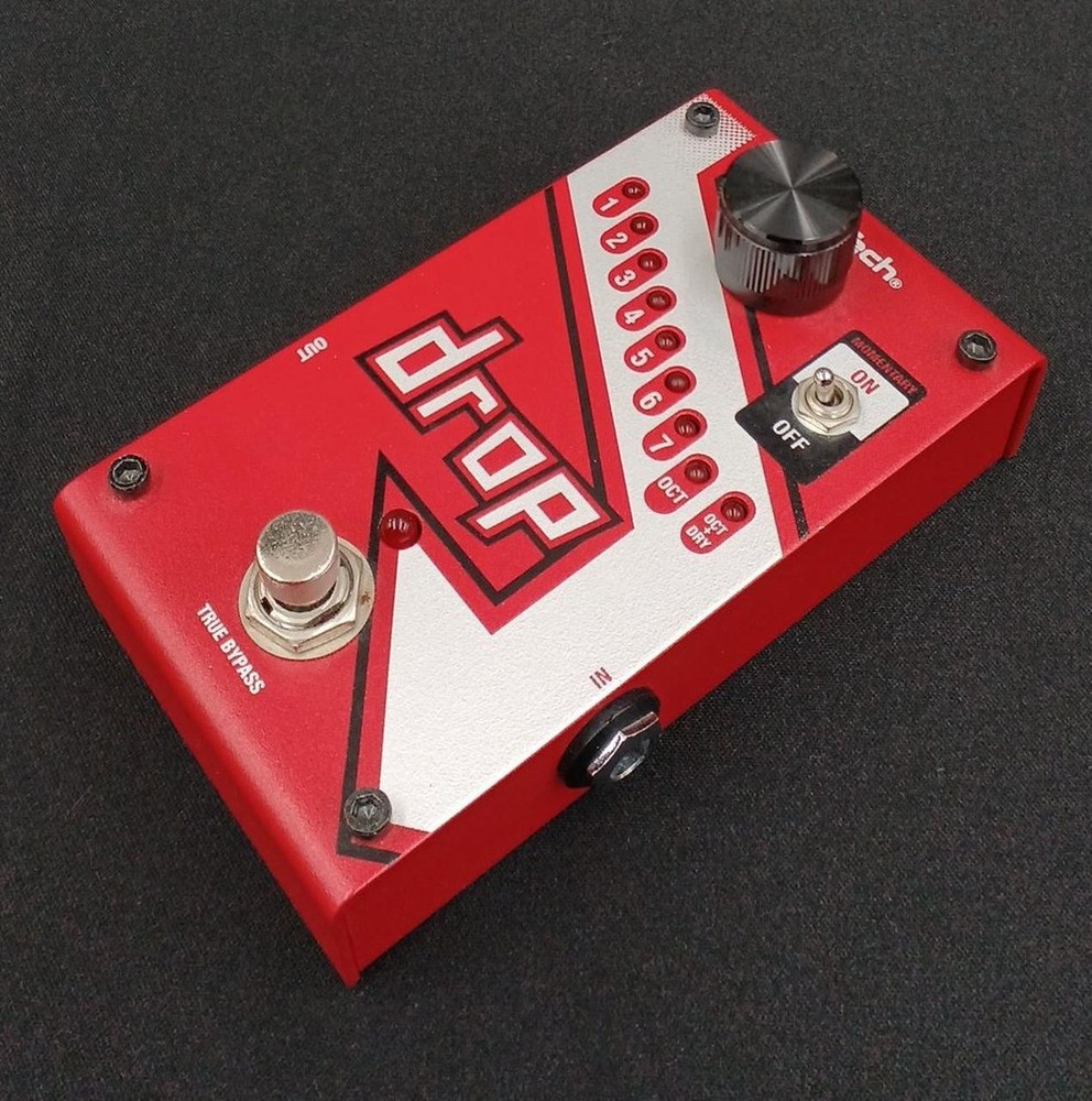 Digitech DROP‑V‑01 Polyphonic Drop Tune Guitar Effect Pedal for Down‑Tuned Riffs