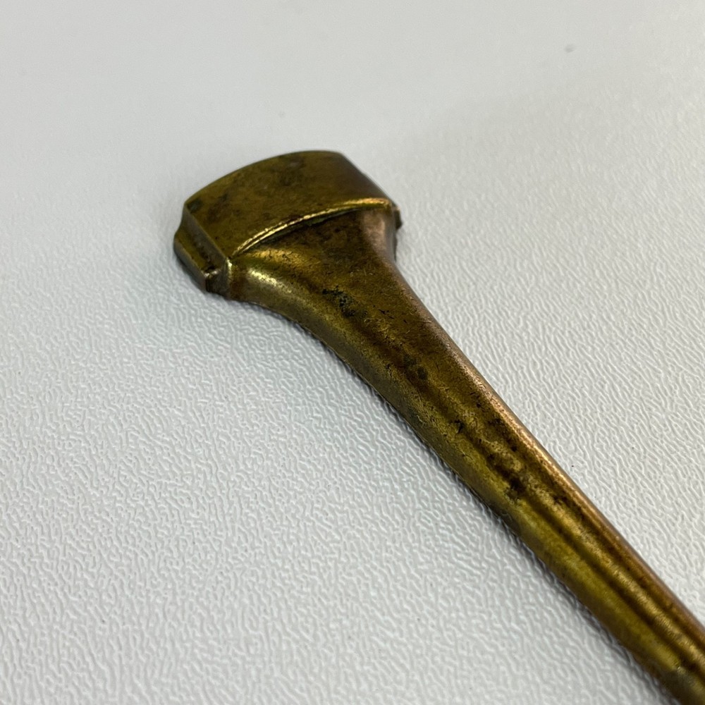 Solid Brass Replacement Door Knocker Strike Bar MidCentury 4.5" Door Hardware