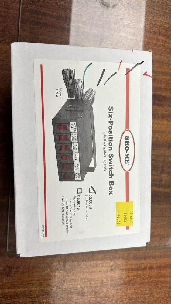 Sho-me 05.6000 Switch Box Six Function