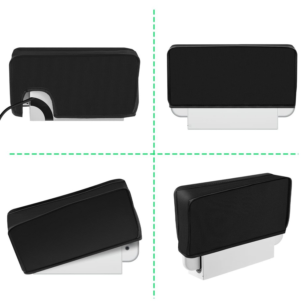 Mcbazel Dust Cover for Switch/Switch OLED Charging Dock, Anti Scratch Black