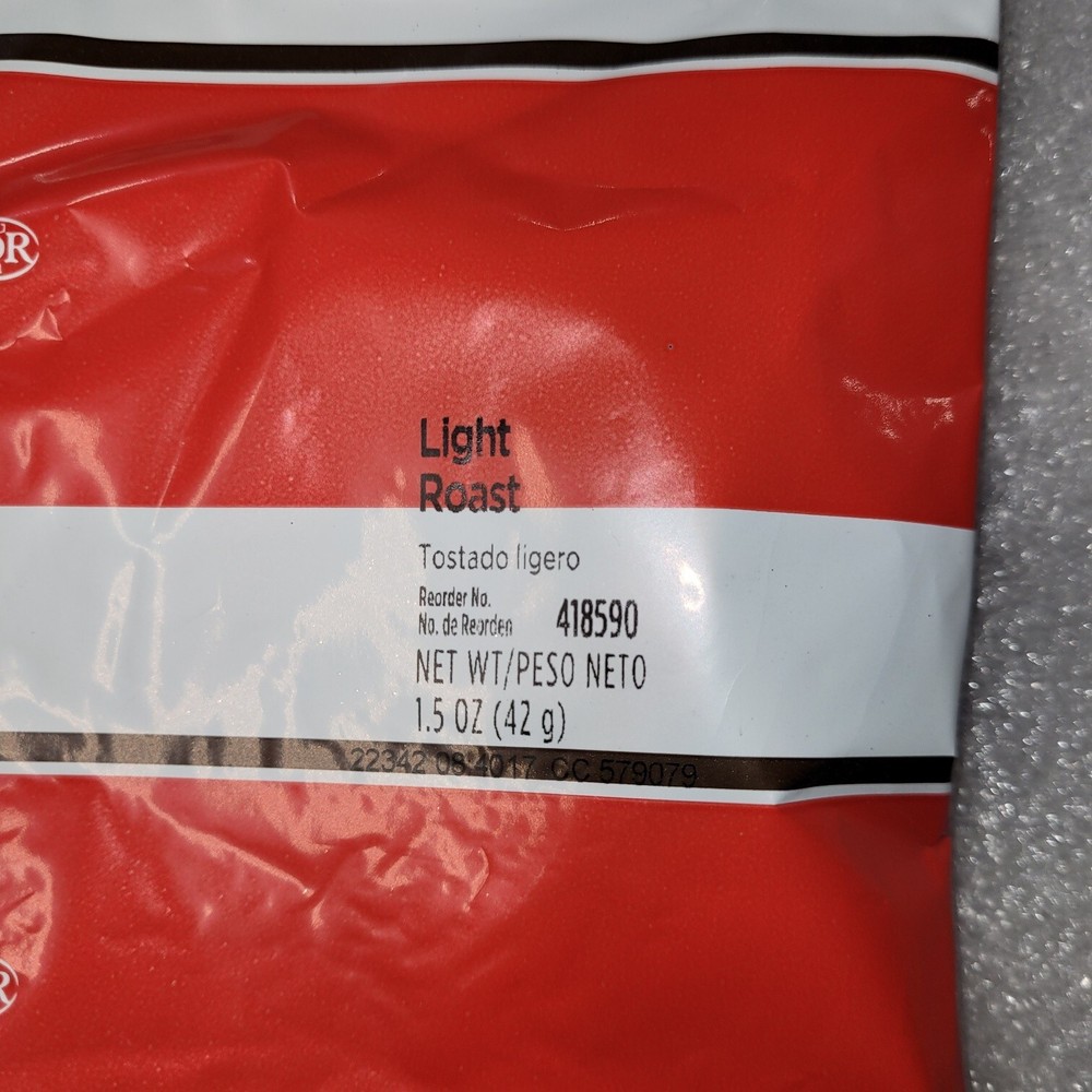 (22-Pkg) Regular Blend Coffee Light Roast Premeasured Coffee Pack 1.1oz (20E)