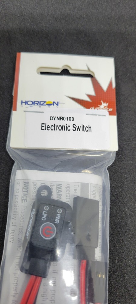Dynamite DYNR0100 Electronic Switch Nitro Gas Vehicles High Voltage Push Button