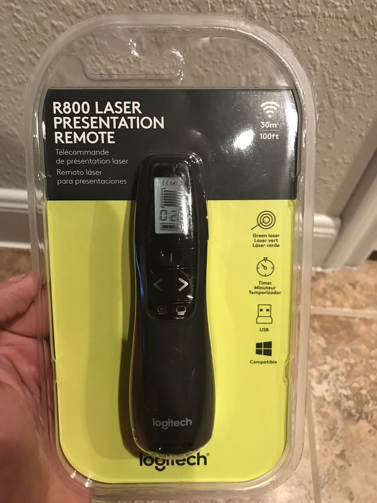 OEM Logitech Professional R800 Presentation Wireless Presenter Remote New Sealed