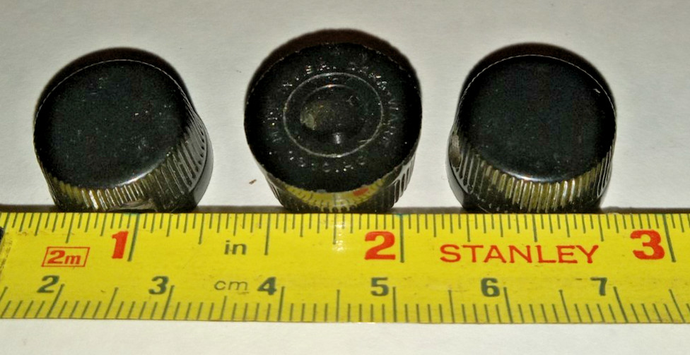 Daka-Ware 1450 Knobs for 1/4" Dia Shafts Bakelite QUANITY DISCOUNT