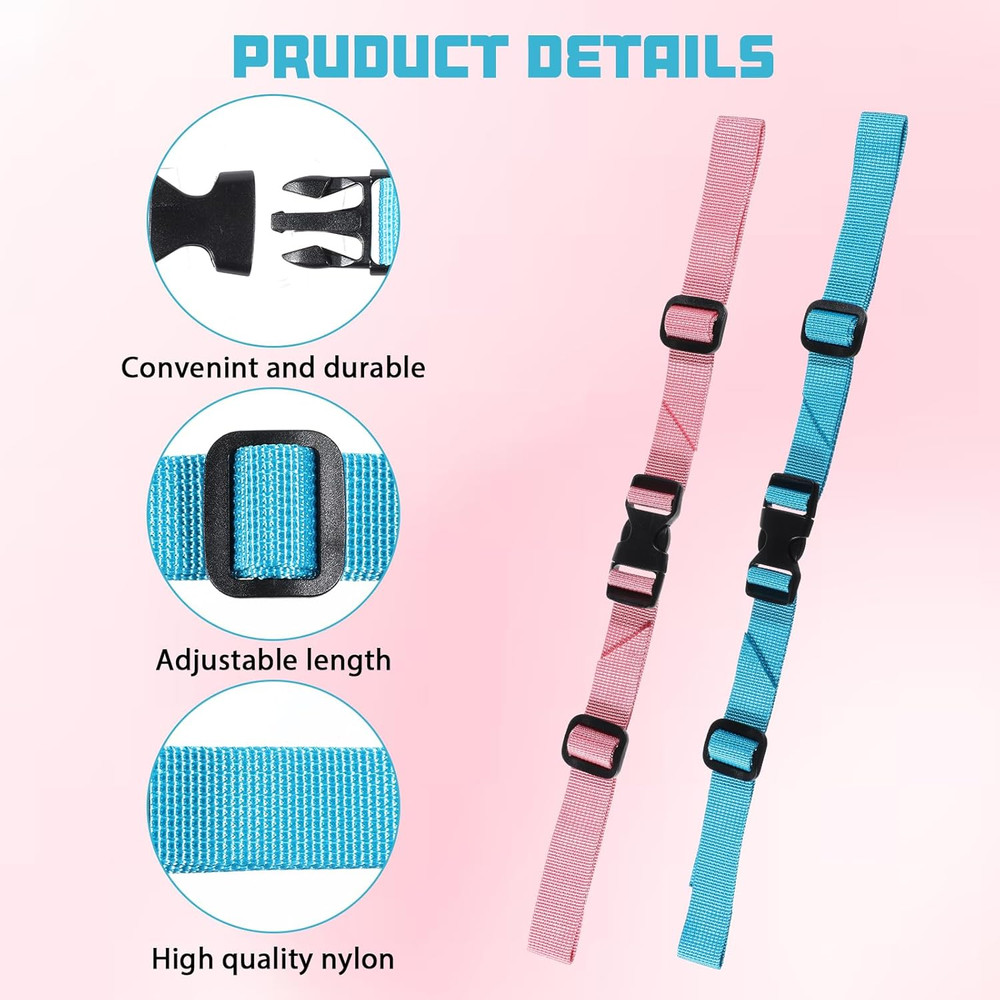 2 Pack Universal Backpack Chest Strap, Adjustable Replacement Backpack Sternum S