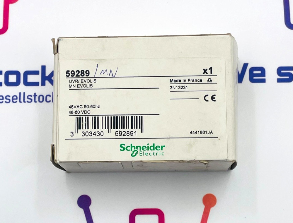 SCHNEIDER ELECTRIC 59289 Undervoltage Release