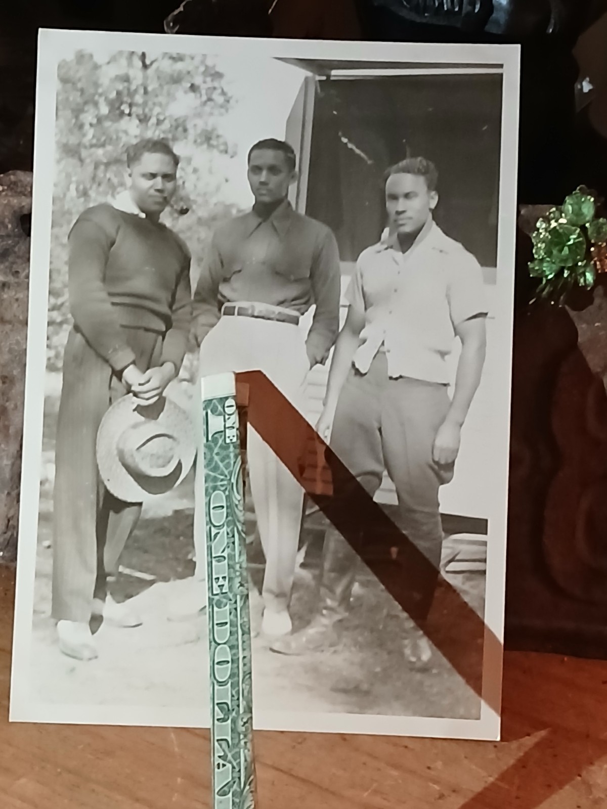 Antique African American *COLORED FRIENDS * CALVIN LITTLEJOHN * FORT WORTH TEXAS