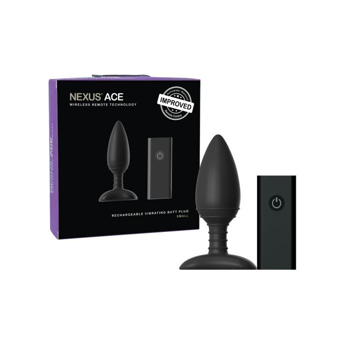 Nexus Ace Remote Control Butt Plug Black