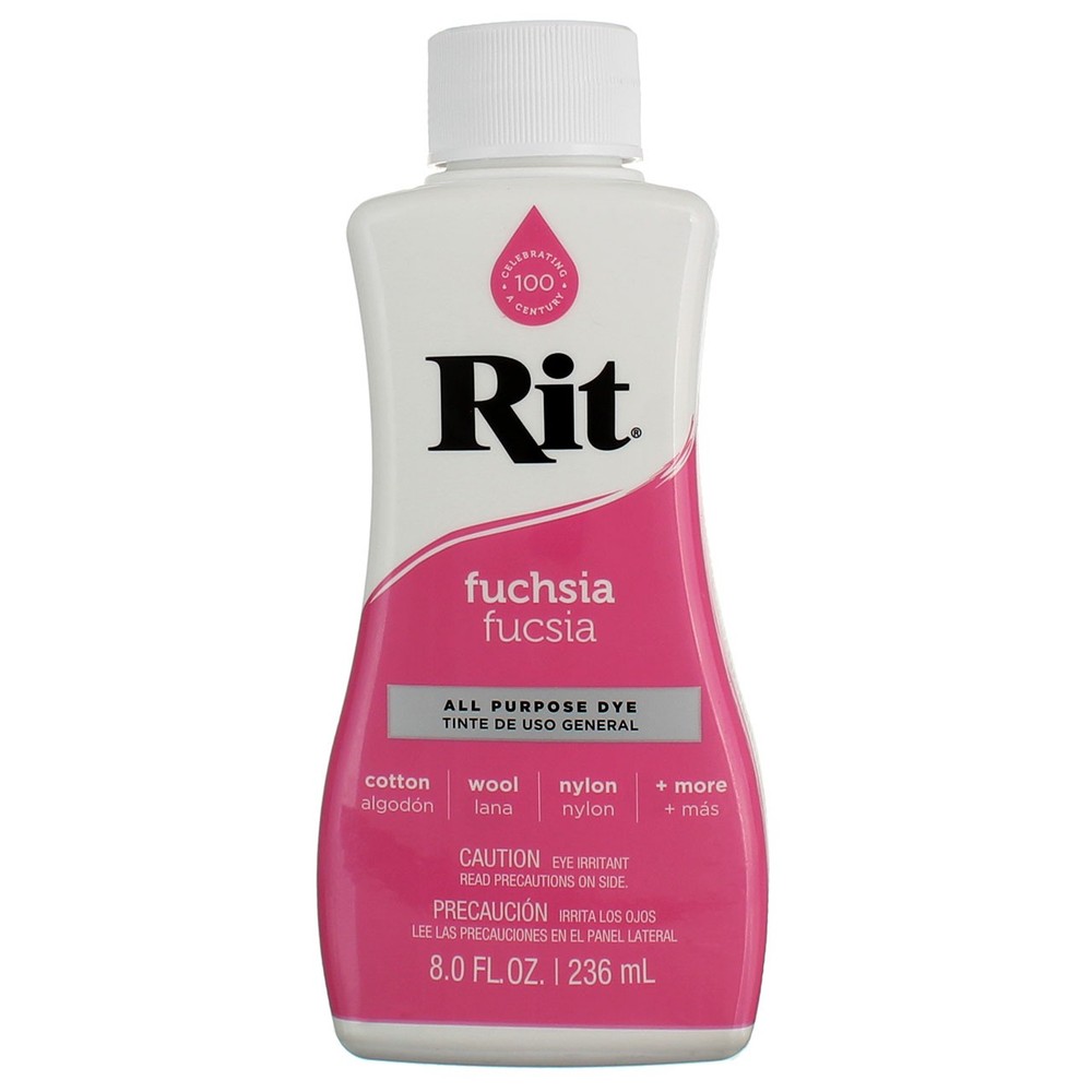 Rit All Purpose Dye, Fuchsia, 8 fl oz