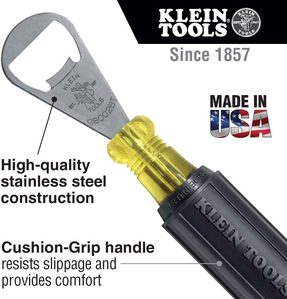 Tools 98002BT Klein Bottle Opener NEW