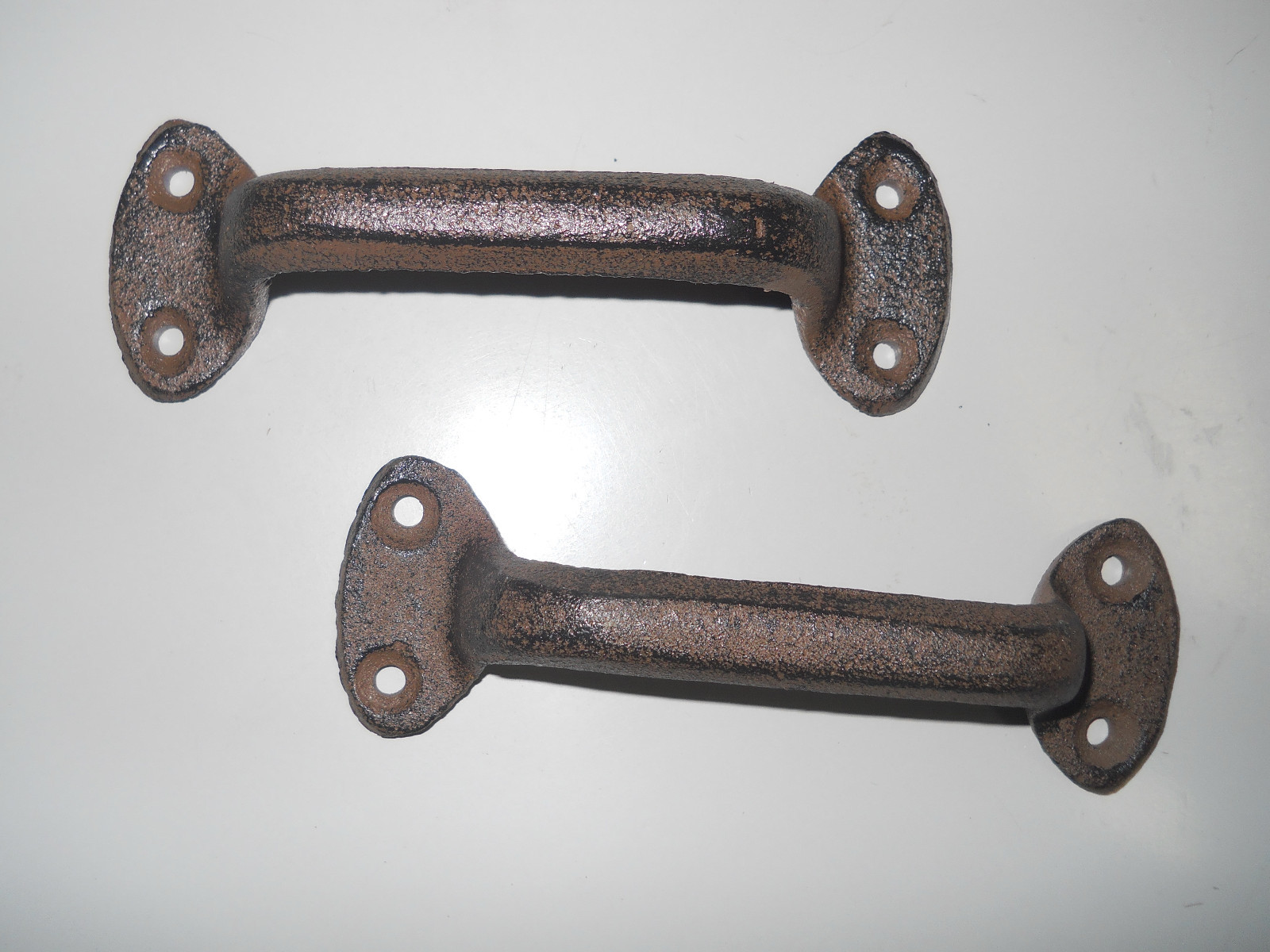 1 Cast Iron Antique Style RUSTIC Barn Handle, Gate Pull, Shed / Door Handles HD
