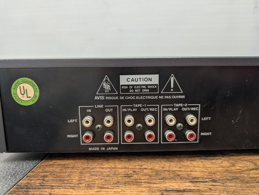BSR Model EQ-3000 Stereo Frequency Equalizer Spectrum Analyzer Vintage Works